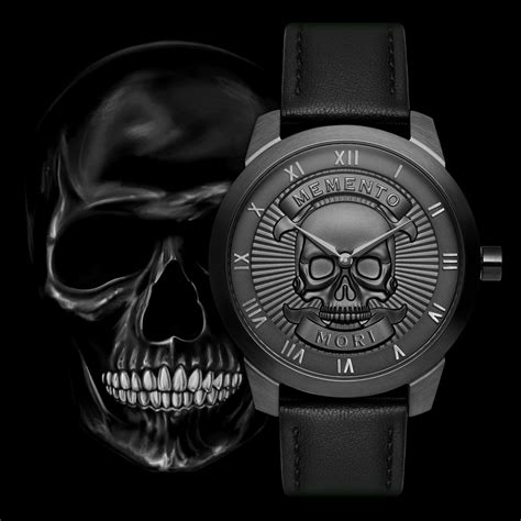 memento mori skull watch